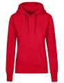 Dames Hooded Sweater Promodoro 1781 Vuur Rood
